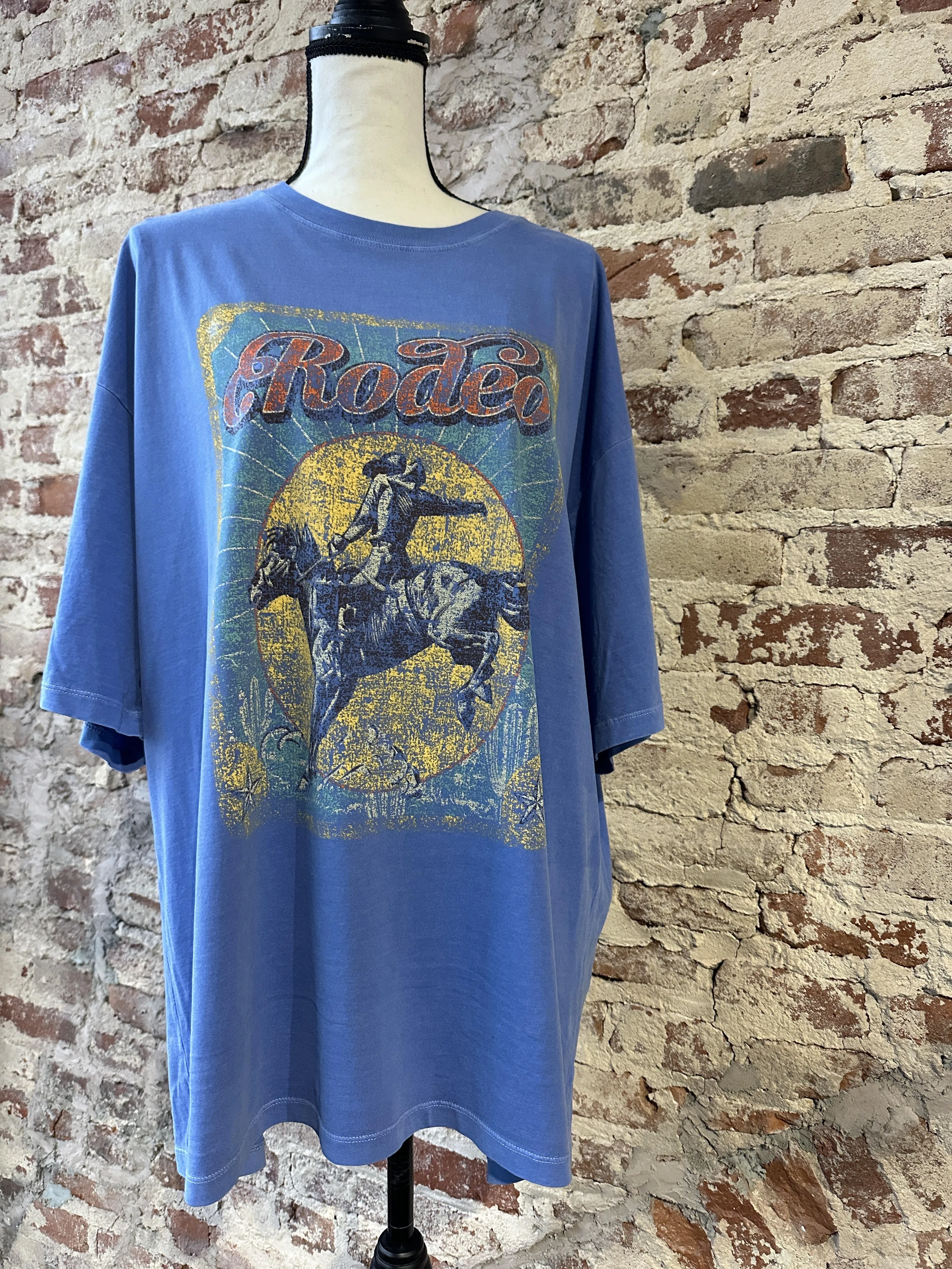 Walter Rodeo Cowboy Mineral Washed Graphic Tee