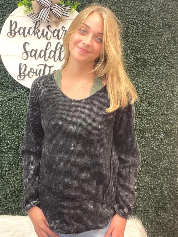 Washed Thermal Top